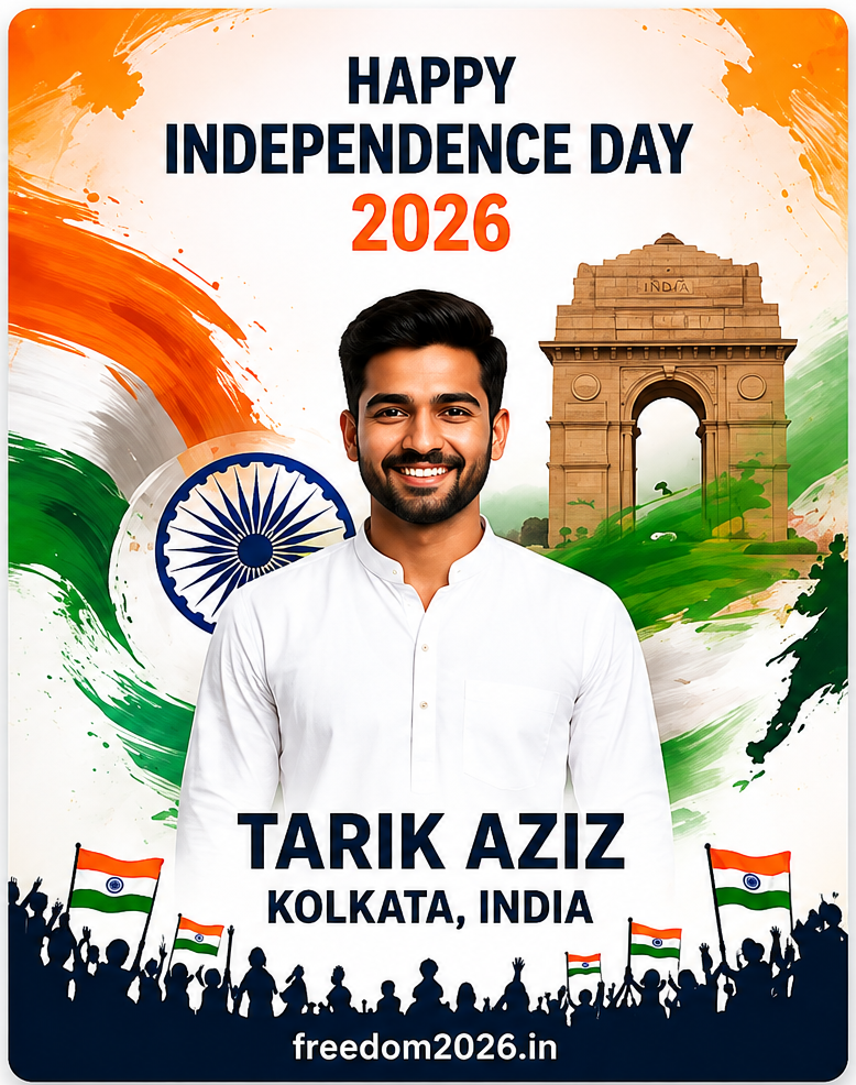 Tarik Aziz Independence Day Poster 2026